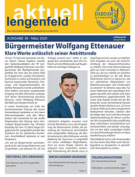 Lengenfeld Aktuell Ausgabe 39 März 2025