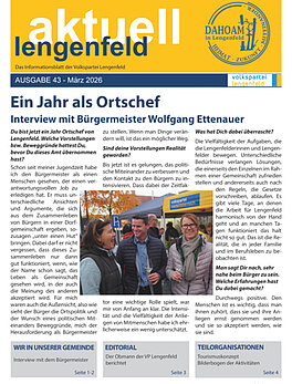 Lengenfeld Aktuell 43. Ausgabe März 2026