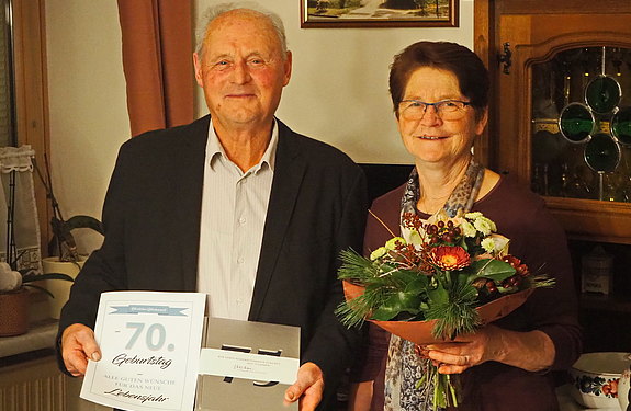 Wir gratulieren AltObmann Franz Ettenauer zum Siebziger!